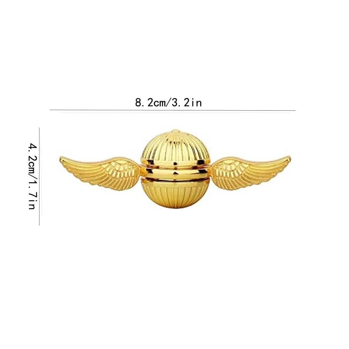Golden Snitch Cupid Fidget Spinner