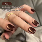 12ml 1-21pcs Brown Gold Cat Eye Gel Nail Polish