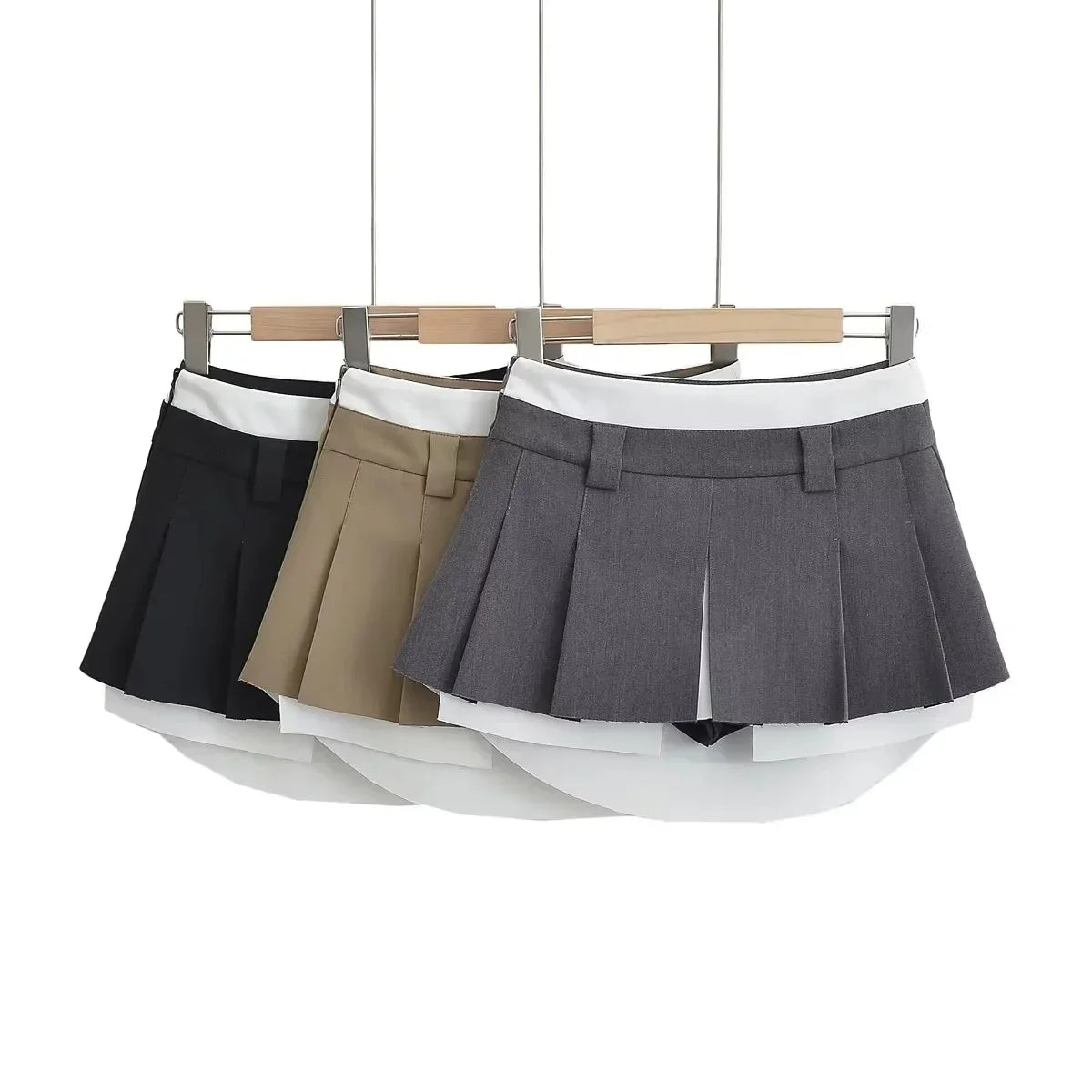 Low-Waist Mini Skirt