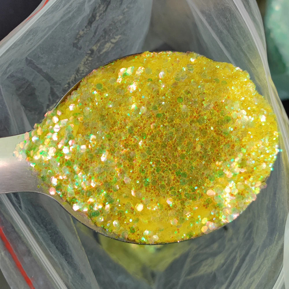 1KG Wholesale Mixed Size Holographic Nails Sequins Manicure Glitter Flakes Paillettes Nail Art Decorations Body/Face Glitter