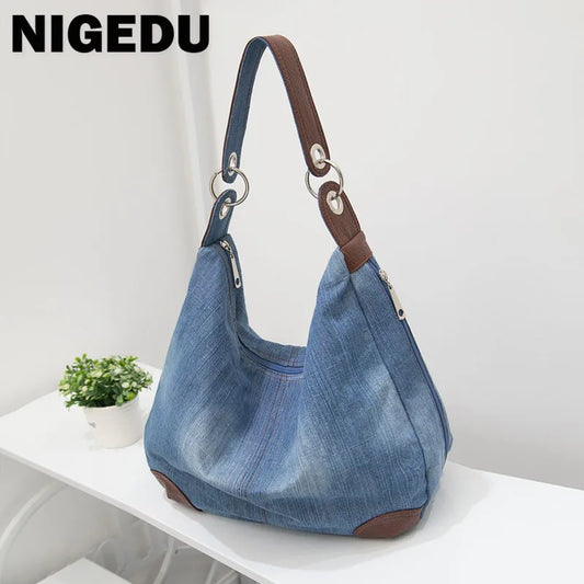 Denim Shoulder Bag