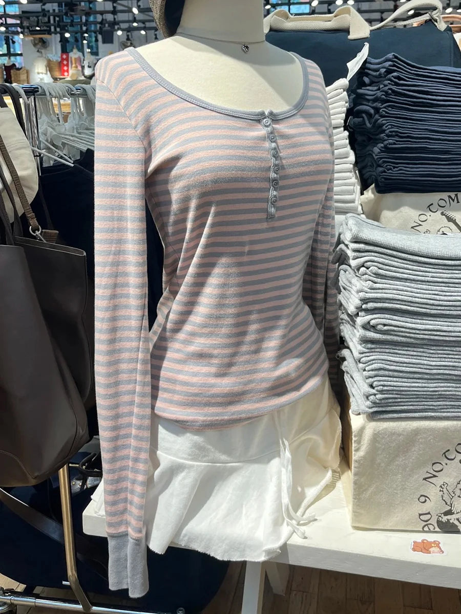 Striped Long Sleeve Tee