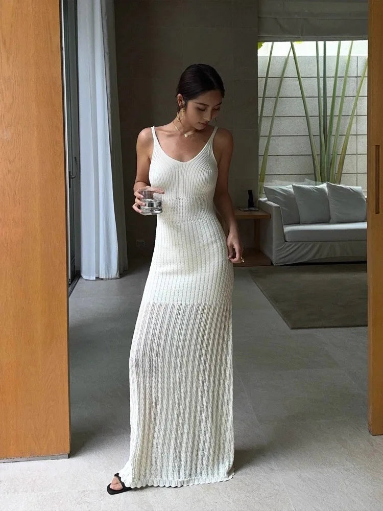 Knitted Long Skirt