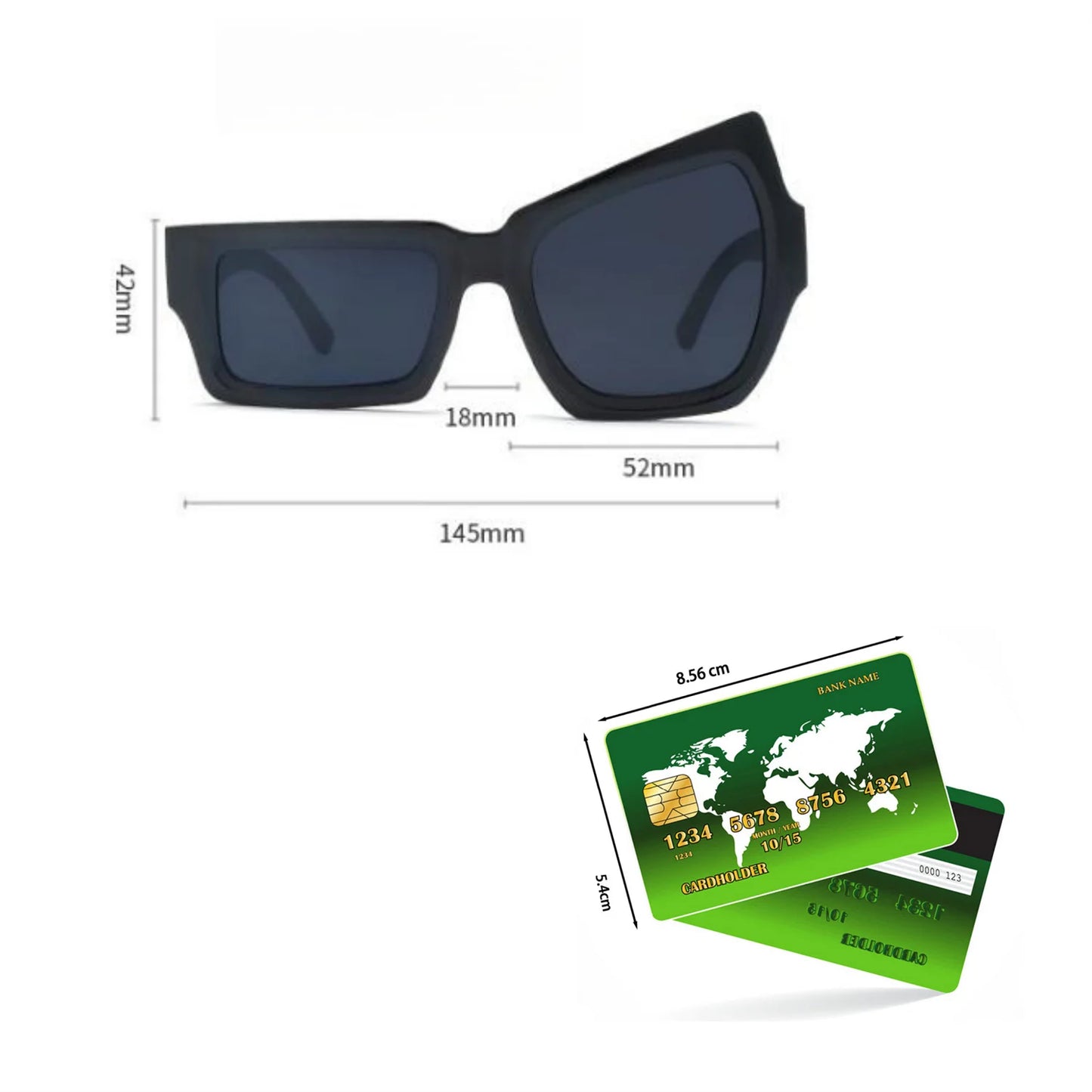 Irregular Square Sunglasses