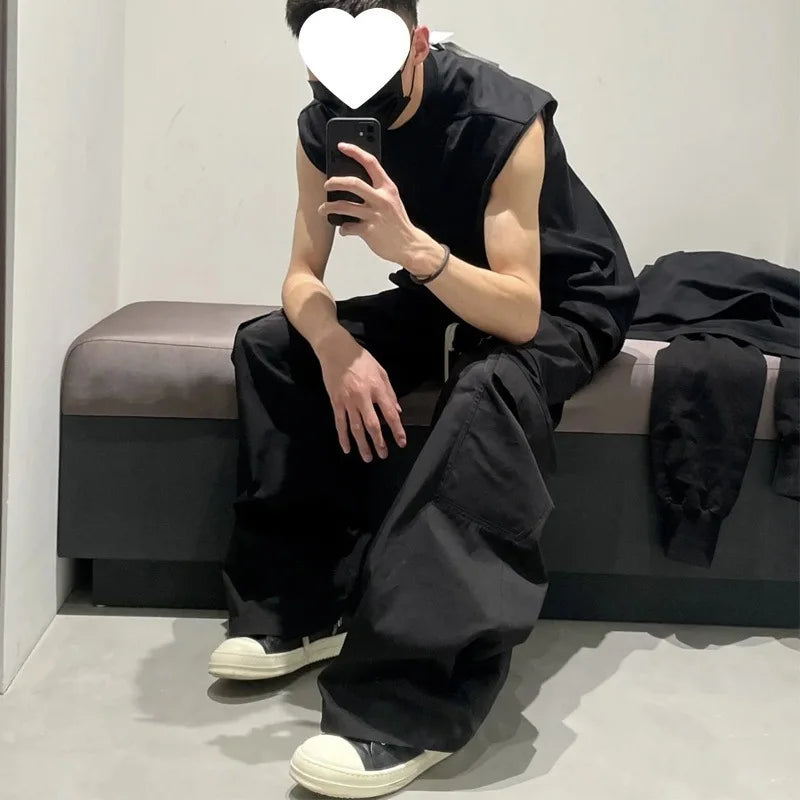 Wide Leg Workwear Pants