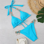 Rhinestones Bikini