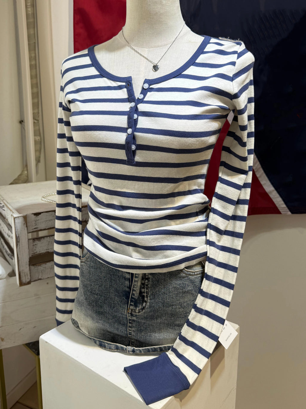 Striped Long Sleeve Tee