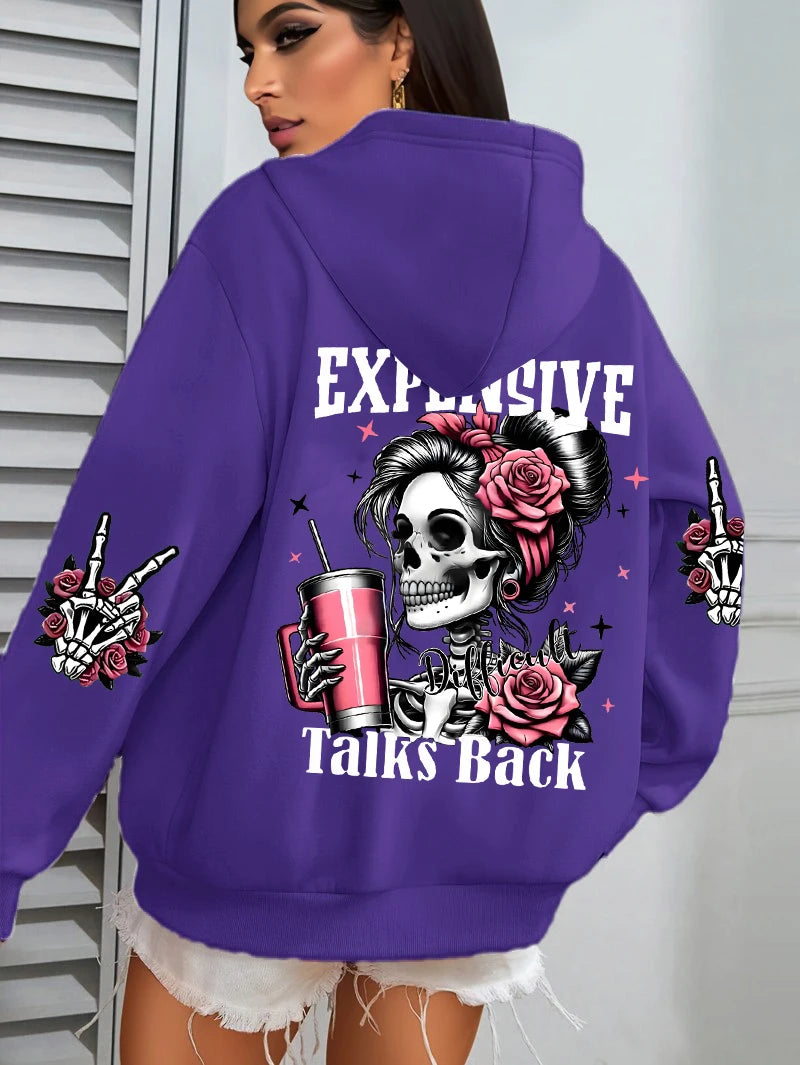 Expensive Talks Back Hoodie