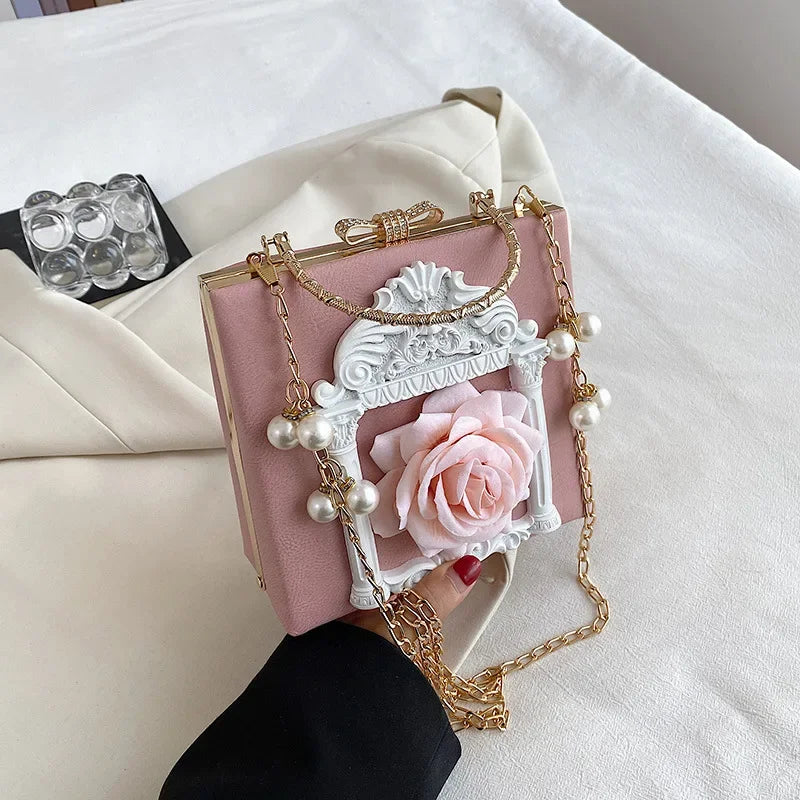 Angel Flower Chain Handbag