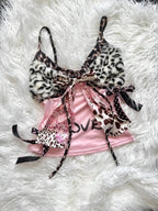 Leopard Lace Tank