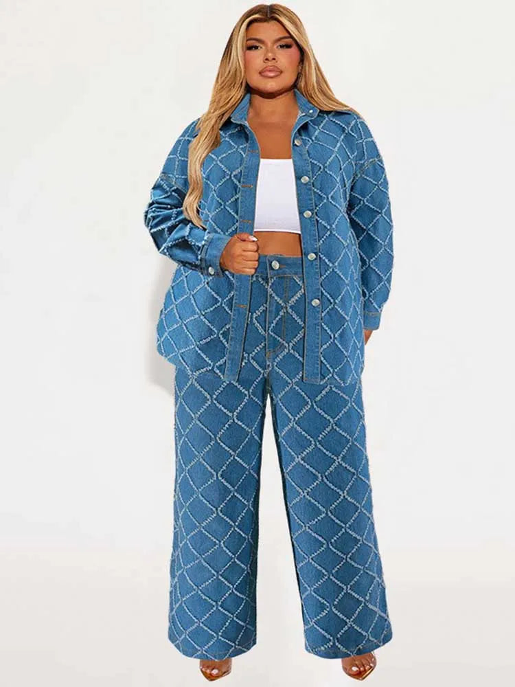 Denim 2 Piece Set