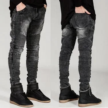 Washed Distressed Jeans
