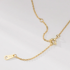 925 Sterling Silver Romantic Flower Clavicle Charm Chain Necklace