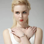999 Sterling Silver Adjustable Goldfish Bracelet