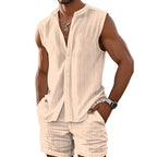 Sleeveless Top Set