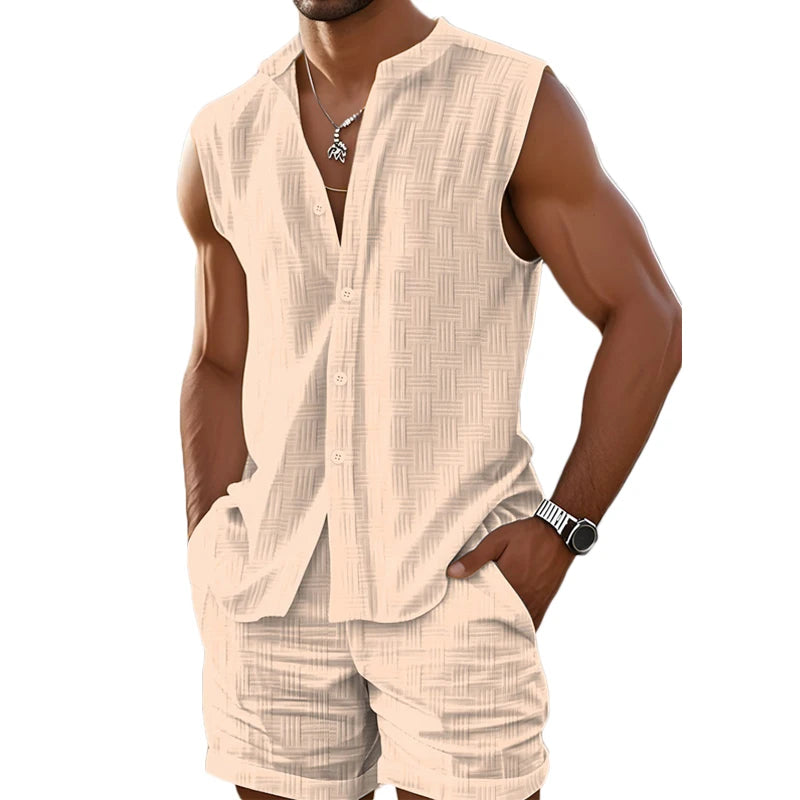 Sleeveless Top Set