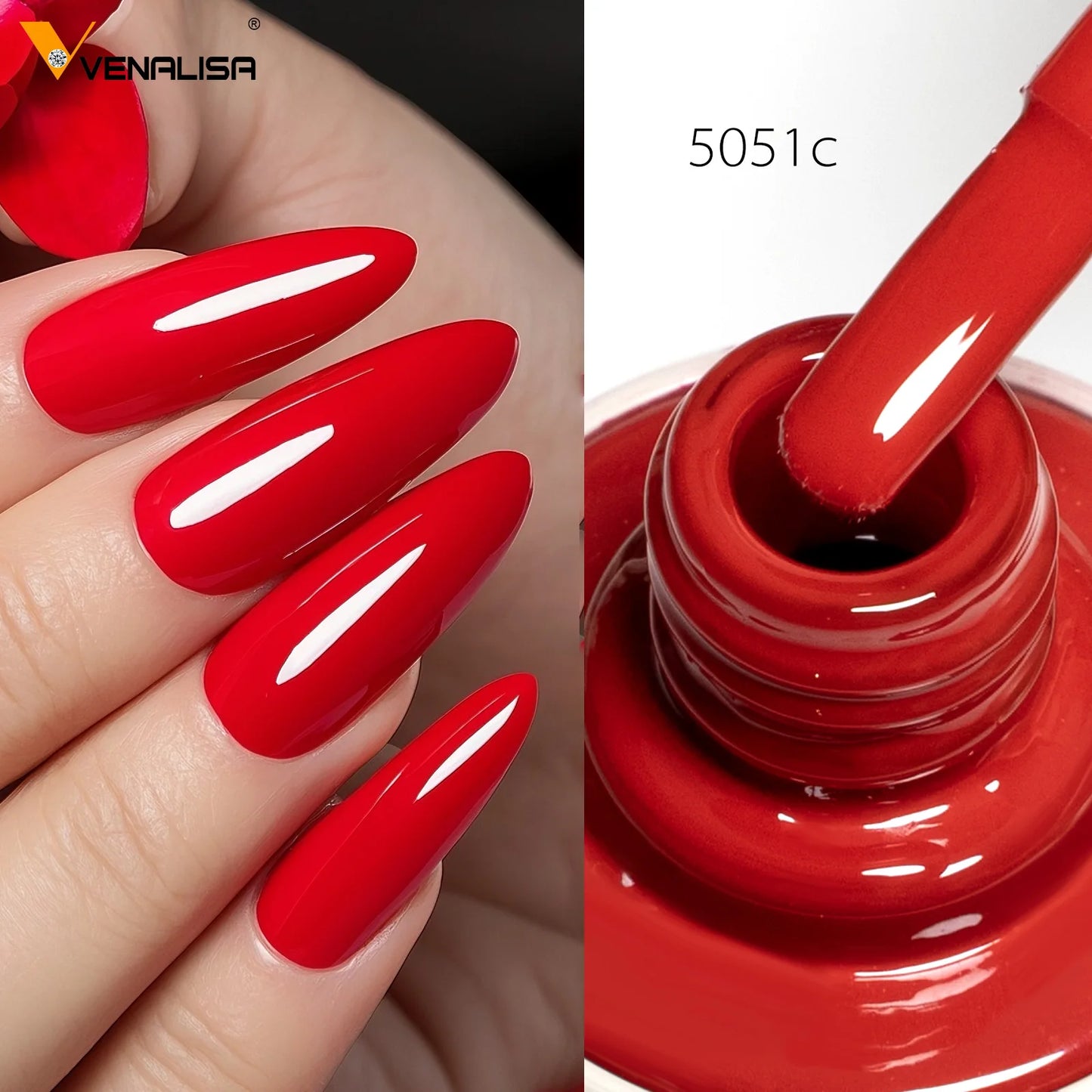 1/2/5pc 10ml VENALISA Nail Gel Polish High Quality Round Brush Soft Consistency Selfleveling  Gorgeous Color Collection Varnish