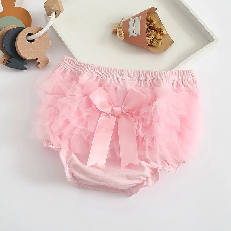 Ruffles Mesh Summer Baby Bloomers
