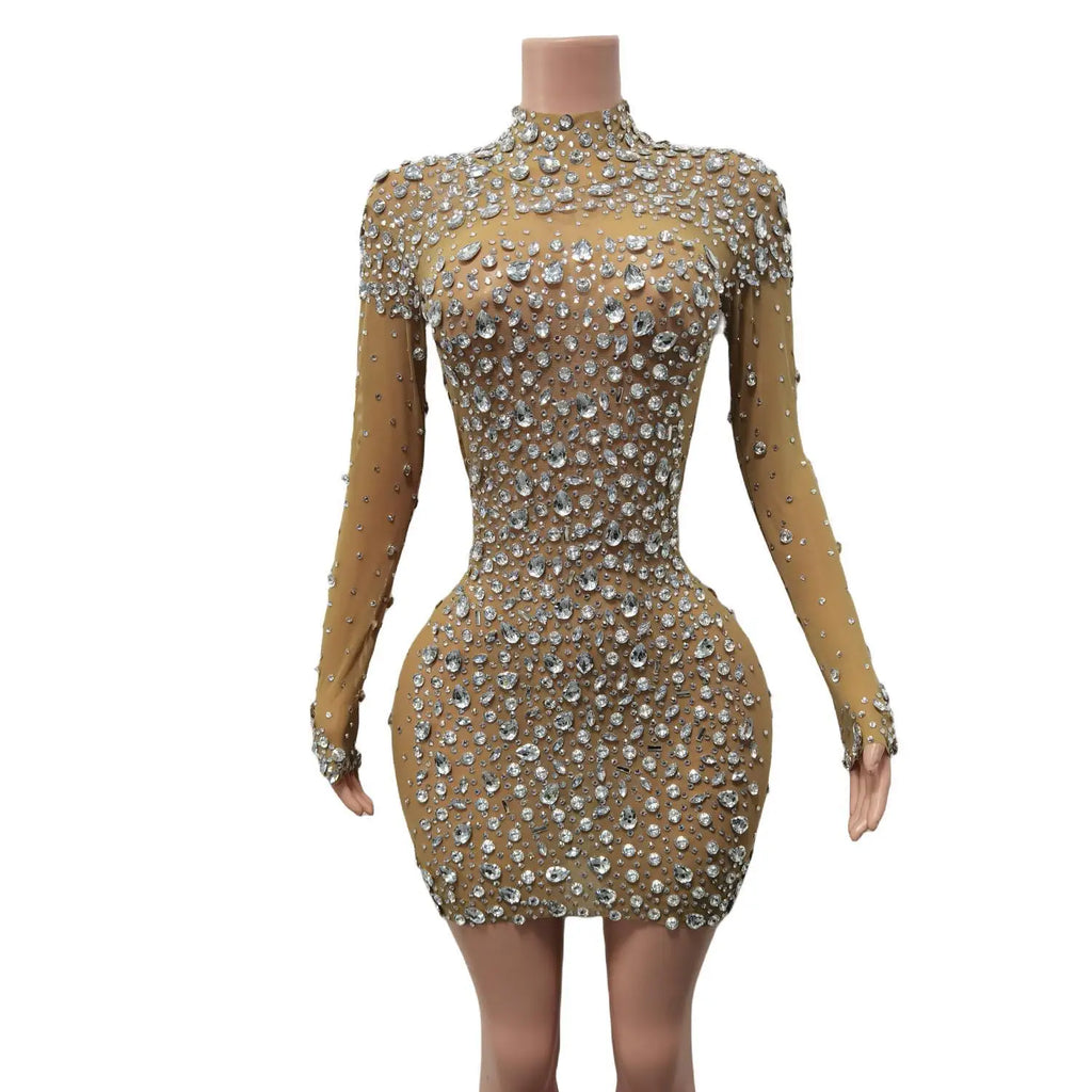 Rhinestones Dress