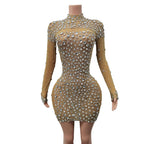 Rhinestones Dress