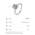 925 Sterling Silver Oval Cut Zircon Ring