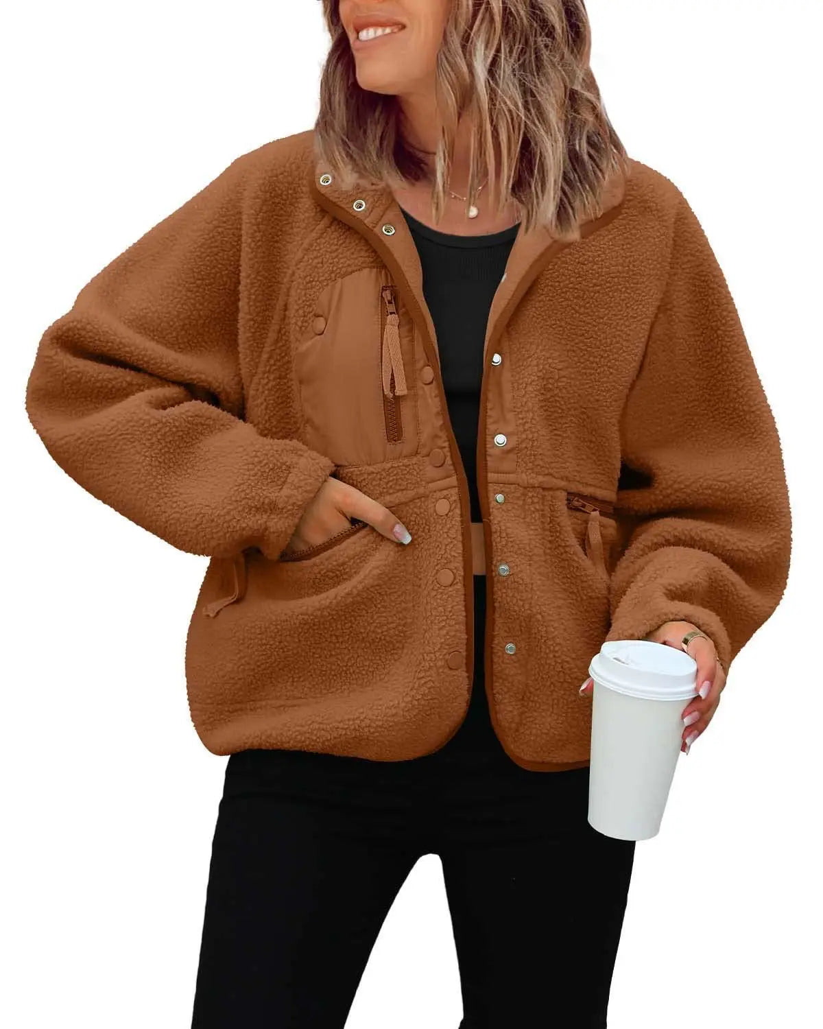 Fleece Loose Jacket