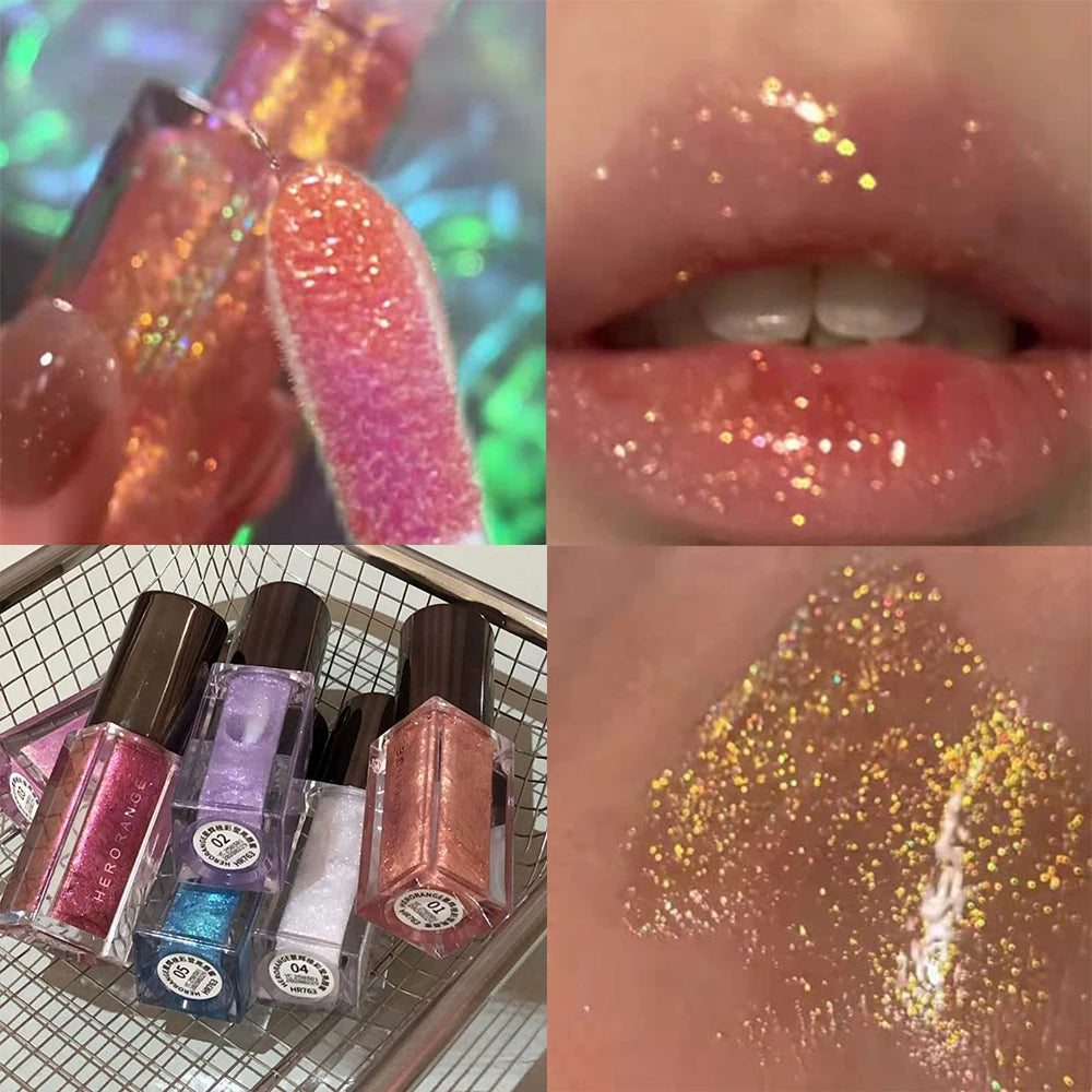 HERORANGE Glittering Mirror Lip Glaze