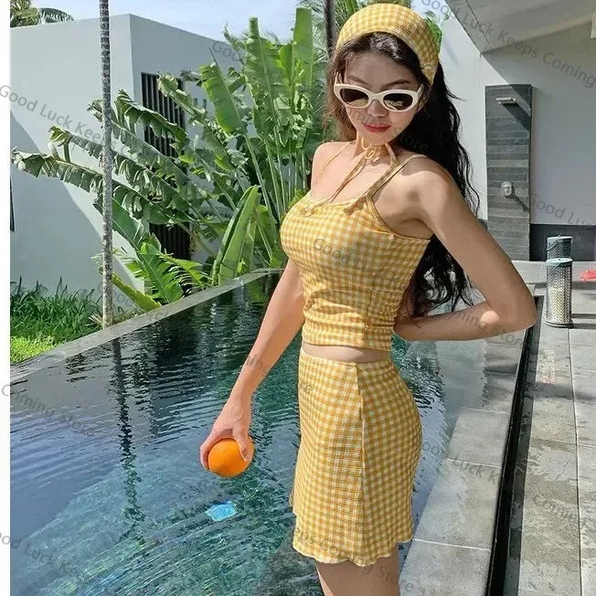 ZHUOFU Three-Piece Swimsuit
