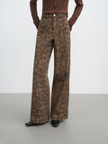 Brown Straight Leg Pants