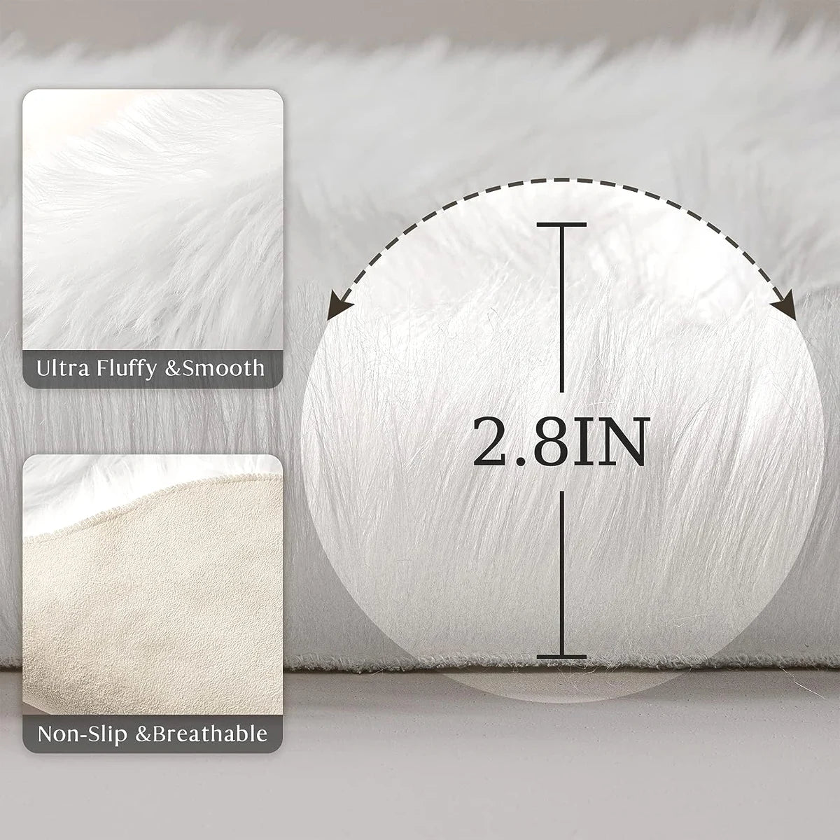 Plush Round Multifunctional Mat