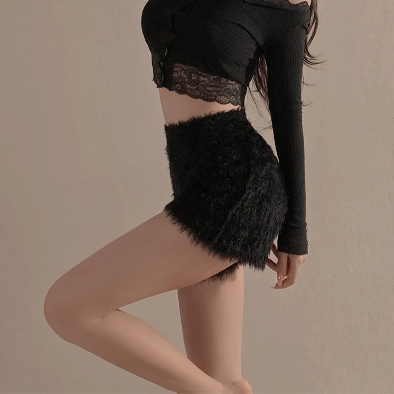 Casual Wide-Leg High Waist Loose Shorts