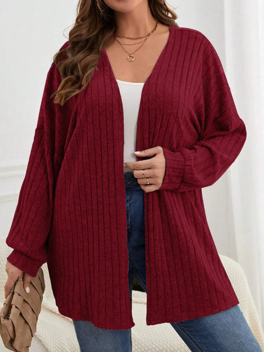 Solid Color Loose Cardigan