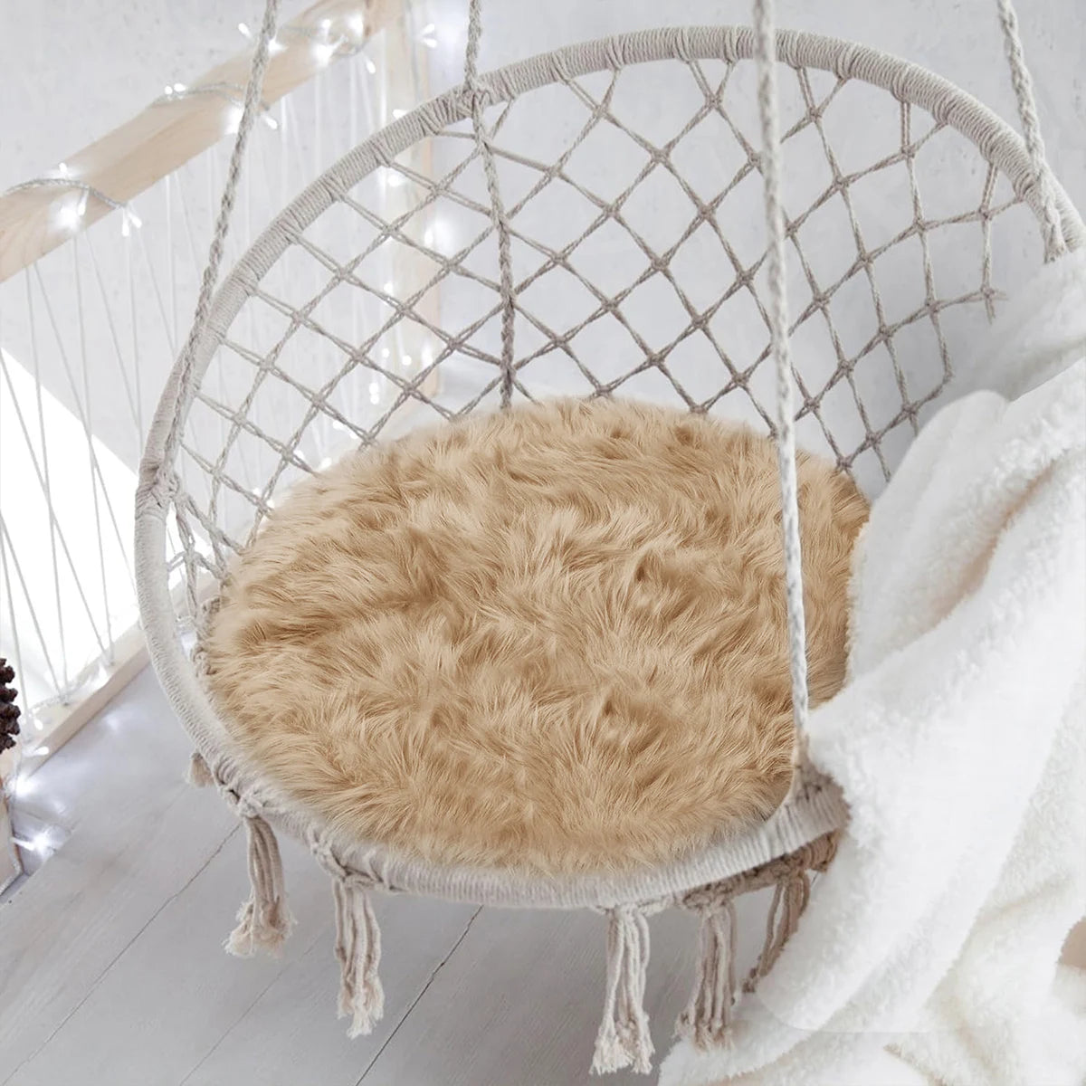 Plush Round Multifunctional Mat