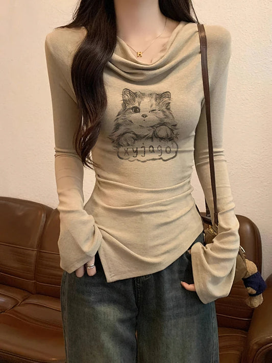 Cat Long Sleeve T-Shirt