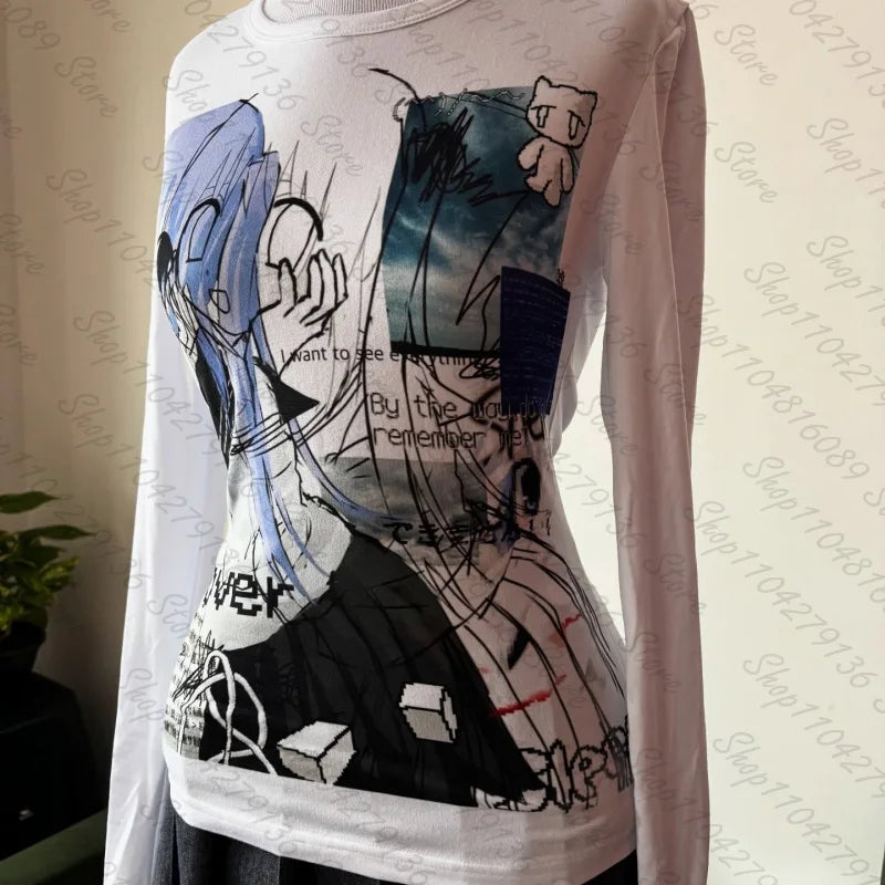 Printing Long-Sleeve Top