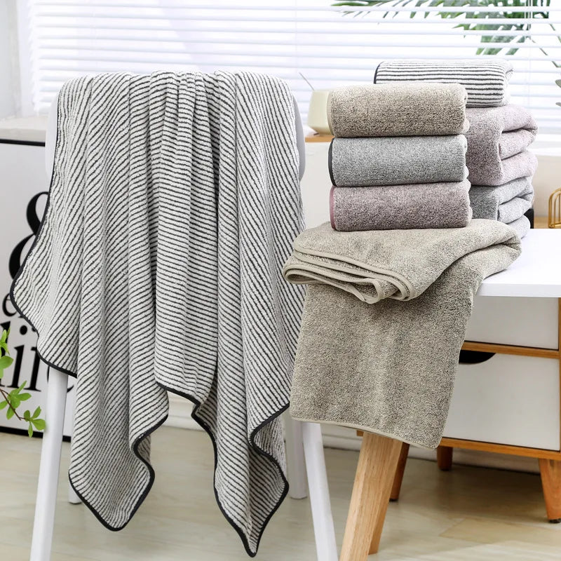 Bamboo Charcoal Fiber Towel Set