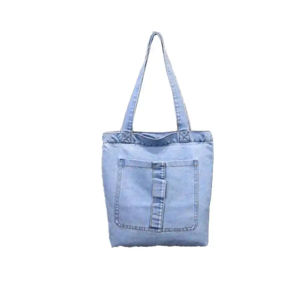 Canvas Denim Shoulder Bag