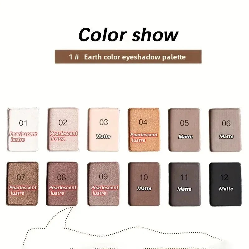 Professional 12 Colors Eyeshadow Palette