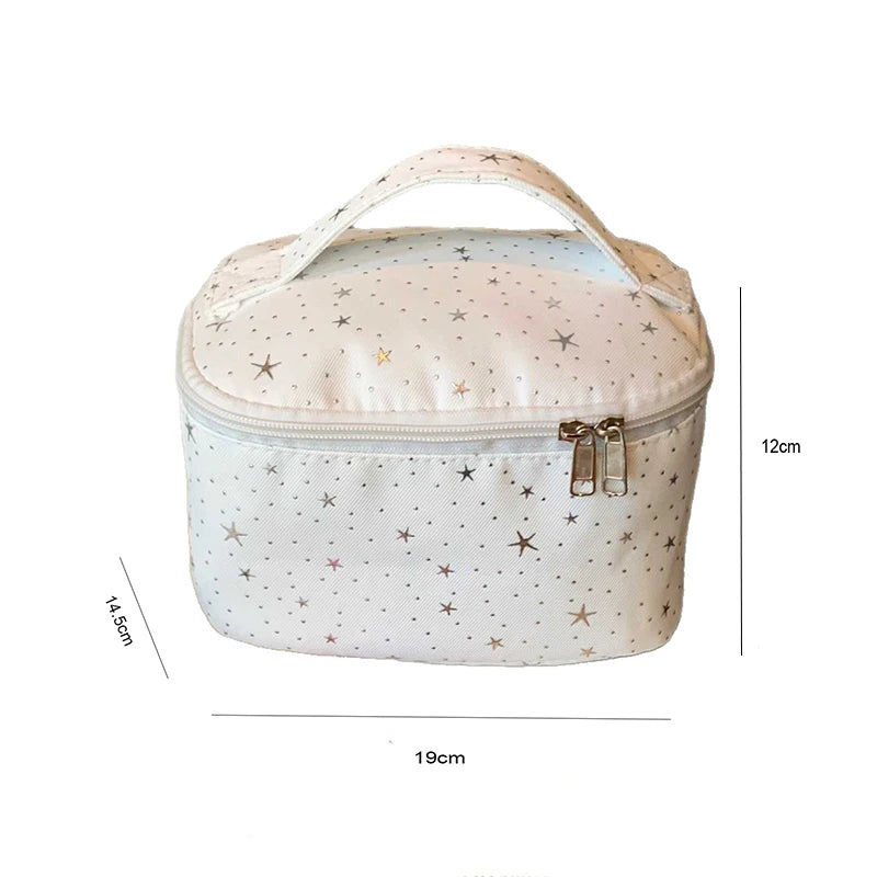 Zipper Cosmetic pouch Large Capacity Toiletry kit Portable Makeup organizer Travel Cosmetic Handbags Luxury Bath Washing bag