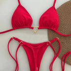 Sweetheart Contrast Bikini Set