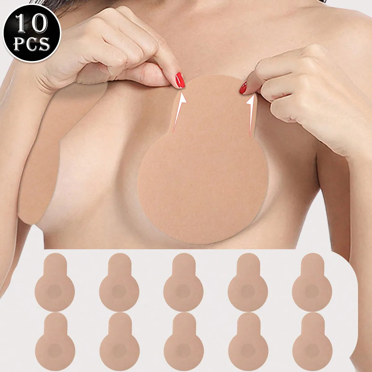 Push Up Sticky Self Adhesive Strapless Invisible Bra