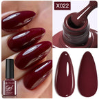 LILYCUTE 8ml Pink Dried Flower Gel Nail Polish Natural Flower Fairy Nail Art Gel Soak Off UV LED Painting Varnish For Nails DIY