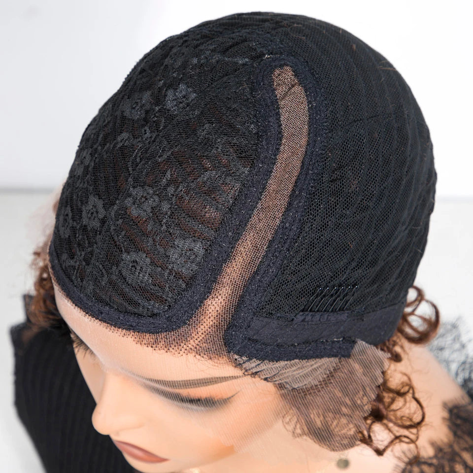 Natural Black Hair Pixie Cut Wig
