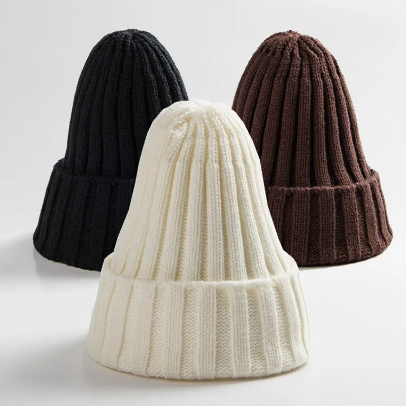 Knitted Solid Beanie