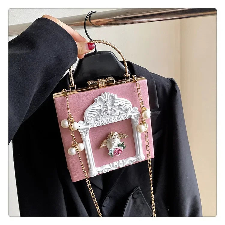 Angel Flower Chain Handbag