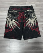 Slim Machete Denim Shorts