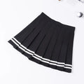 Pleated Plaid Skirt