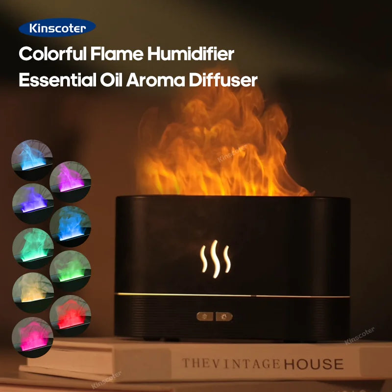 Colorful Flame Humidifier