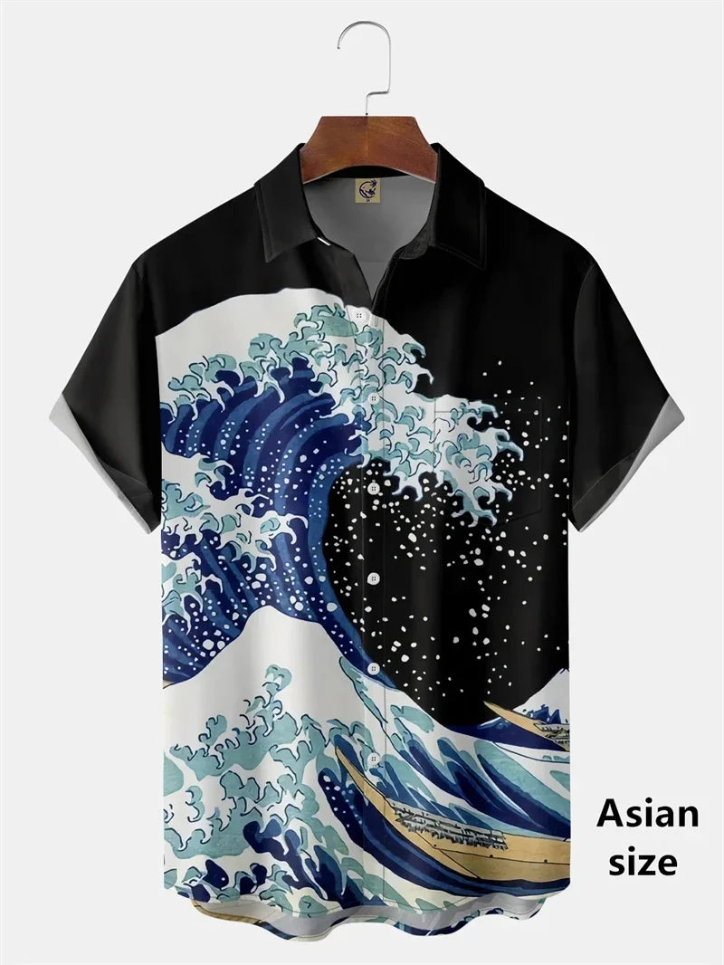 Colorful Floral Print Shirt