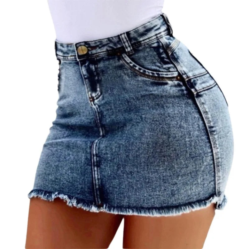 Denim Mini Skirt